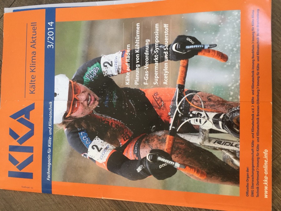 Elisabeth Brandau als Titelbild der Fachzeitschrift Kälte Klima Aktuell